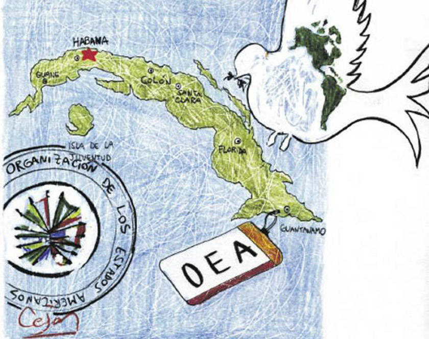 Denuncia Díaz-Canel show de la OEA contra Cuba Denuncia Díaz-Canel show de la OEA contra Cuba