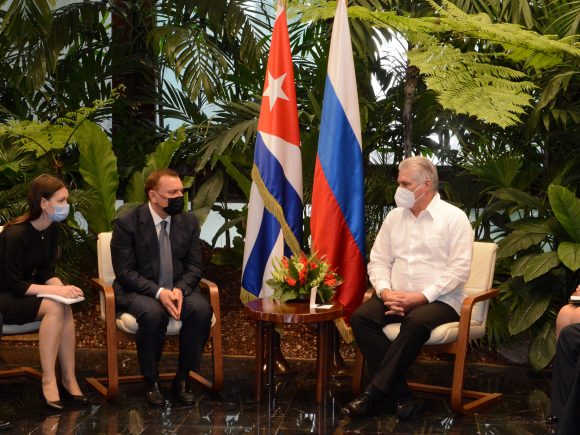 Díaz-Canel recibió a Vicepresidente del Gobierno de la Federación de Rusia Díaz-Canel recibió a Vicepresidente del Gobierno de la Federación de Rusia