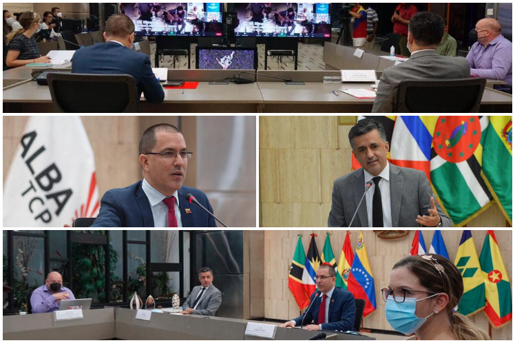 Sesiona reunión del ALBA-TCP con Centros de Pensamiento del Sur Sesiona reunión del ALBA-TCP con Centros de Pensamiento del Sur