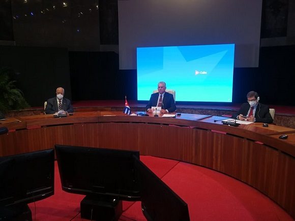 Díaz-Canel: Cuba apuesta decididamente por la solidaridad, la cooperación y la integración Díaz-Canel: Cuba apuesta decididamente por la solidaridad, la cooperación y la integración