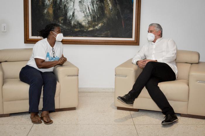 Recibe Díaz-Canel a Directora Ejecutiva de Pastores por la Paz Recibe Díaz-Canel a Directora Ejecutiva de Pastores por la Paz