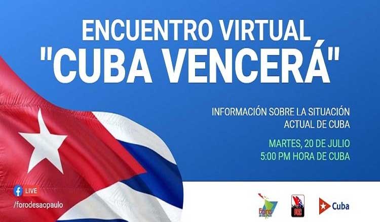 Reitera Cuba su postura soberana en encuentro virtual Reitera Cuba su postura soberana en encuentro virtual