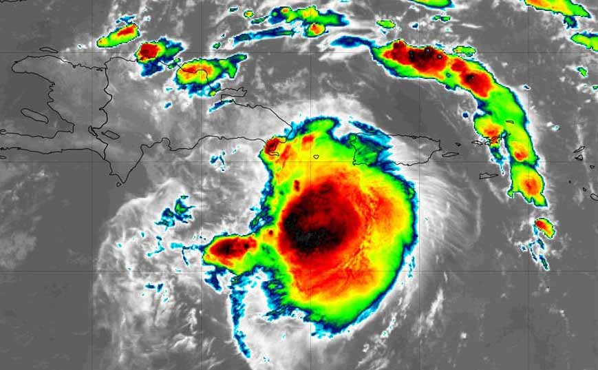 Tormenta tropical Fred muy próxima a República Dominicana Tormenta tropical Fred muy próxima a República Dominicana