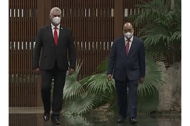 Recibió Díaz-Canel al presidente de la República Socialista de Vietnam Recibió Díaz-Canel al presidente de la República Socialista de Vietnam