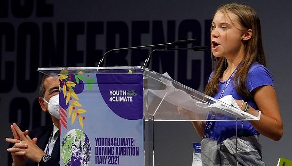 «Reconstruir mejor: bla bla bla»: La dura acusación de Greta Thunberg contra líderes mundiales «Reconstruir mejor: bla bla bla»: La dura acusación de Greta Thunberg contra líderes mundiales