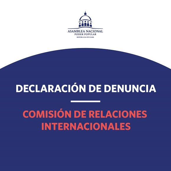 Comisión de Relaciones Internacionales de la ANPP denuncia nuevo debate sobre Cuba en el Parlamento Europeo Comisión de Relaciones Internacionales de la ANPP denuncia nuevo debate sobre Cuba en el Parlamento Europeo