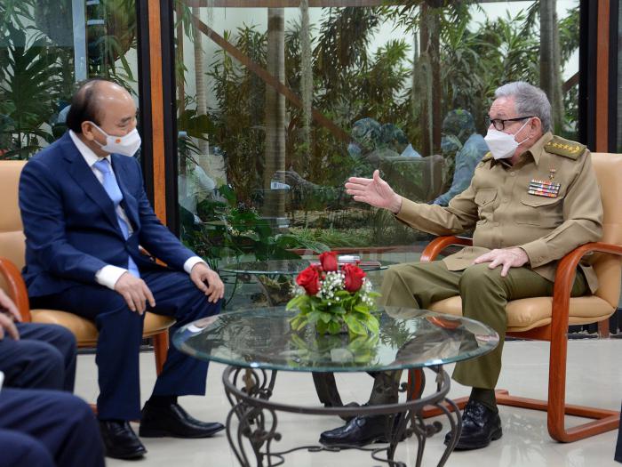 Recibió Raúl Castro al presidente vietnamita Recibió Raúl Castro al presidente vietnamita