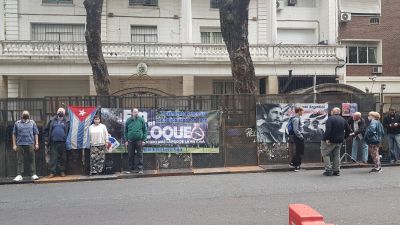 Solidaridad argentina impide acción contra embajada cubana en ese país Solidaridad argentina impide acción contra embajada cubana en ese país