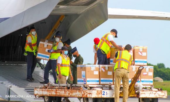 Nicaragua recibe primer envío de las vacunas cubanas Abdala y Soberana 02 Nicaragua recibe primer envío de las vacunas cubanas Abdala y Soberana 02