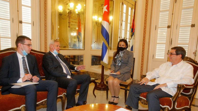 Recibe Canciller cubano a vice ministro primero ruso de Relaciones Exteriores Recibe Canciller cubano a vice ministro primero ruso de Relaciones Exteriores