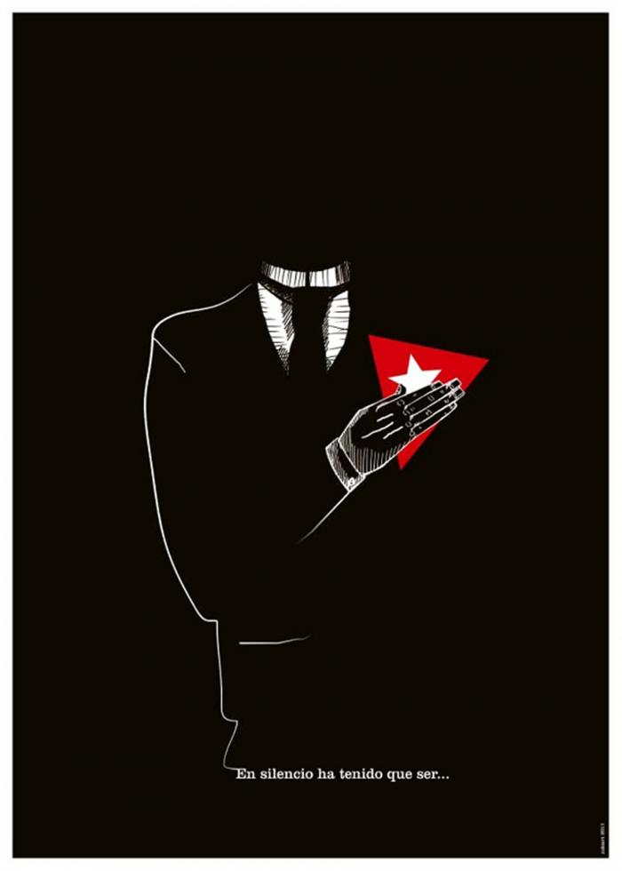 Un cubano en el silencio, como en una trinchera Un cubano en el silencio, como en una trinchera