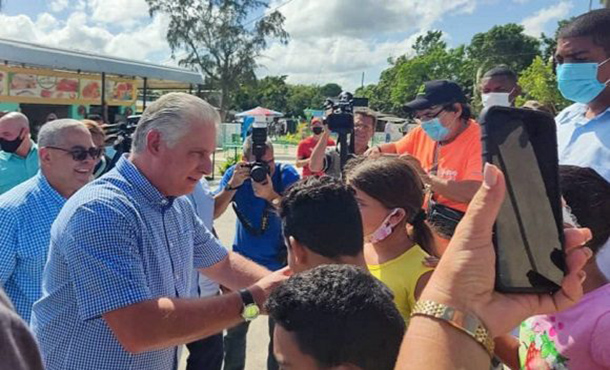 Presidente Díaz-Canel visita barrio habanero en transformación La Federal Presidente Díaz-Canel visita barrio habanero en transformación La Federal