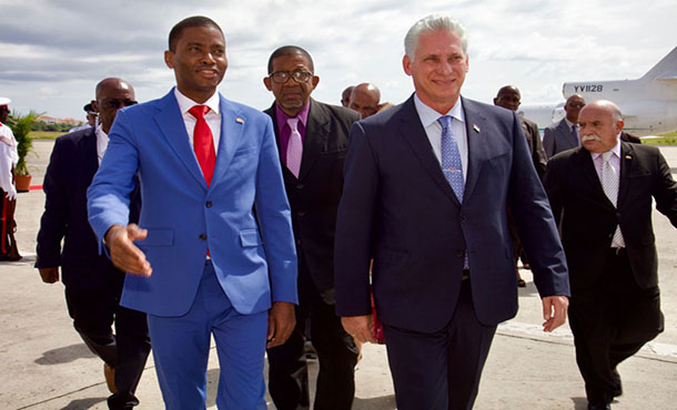 Inicia Presidente cubano visita oficial a Granada