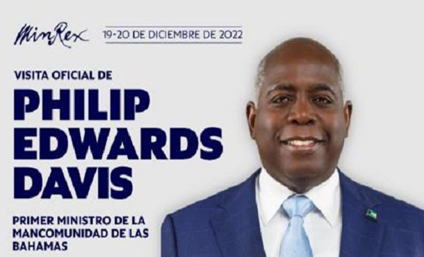 Iniciará visita oficial a Cuba el primer ministro de Bahamas Iniciará visita oficial a Cuba el primer ministro de Bahamas