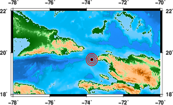 Reportan sismo perceptible en Guantánamo y Santiago de Cuba Reportan sismo perceptible en Guantánamo y Santiago de Cuba