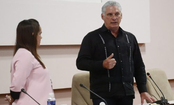 Preside Díaz-Canel sesión de clausura de Asamblea General de Unión de Informáticos de Cuba