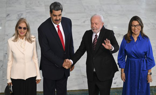 Lula recibe a Nicolás Maduro en el Palacio de Planalto en Brasilia Lula recibe a Nicolás Maduro en el Palacio de Planalto en Brasilia