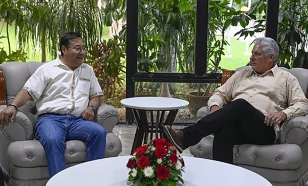 Sostienen conversaciones presidentes de Bolivia y Cuba Sostienen conversaciones presidentes de Bolivia y Cuba