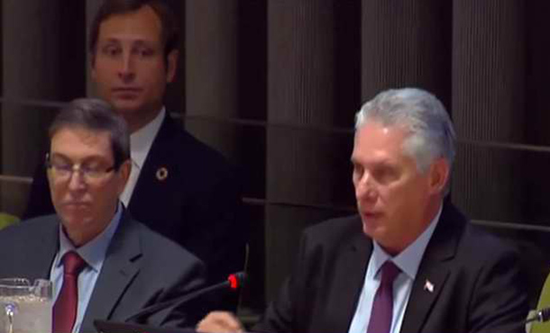 Interviene Díaz-Canel en Reunión Anual de Ministros de Relaciones Exteriores del G77 y China Interviene Díaz-Canel en Reunión Anual de Ministros de Relaciones Exteriores del G77 y China