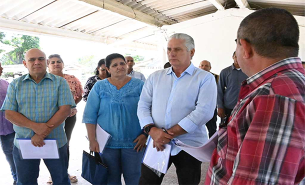 Presidente Díaz-Canel visitó provincias occidentales de Cuba Presidente Díaz-Canel visitó provincias occidentales de Cuba