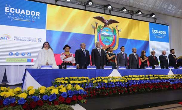 Gana el NO en las dos preguntas más polémicas de referendo en Ecuador Gana el NO en las dos preguntas más polémicas de referendo en Ecuador