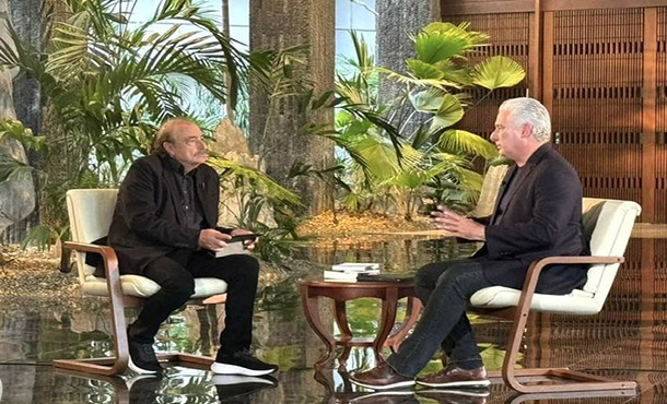 Presidente de Cuba concede entrevista al periodista Ignacio Ramonet Presidente de Cuba concede entrevista al periodista Ignacio Ramonet
