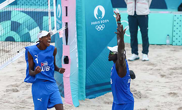 Dupla cubana de voly de playa vence en su debut en París 2024 Dupla cubana de voly de playa vence en su debut en París 2024