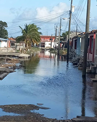 Registran primeras inundaciones en Mayabeque a causa del huracán Milton Registran primeras inundaciones en Mayabeque a causa del huracán Milton