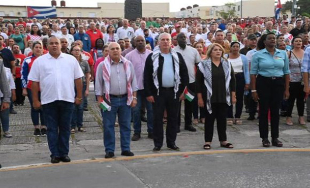 Preside Díaz-Canel Tribuna Antimperialista en apoyo al pueblo palestino Preside Díaz-Canel Tribuna Antimperialista en apoyo al pueblo palestino