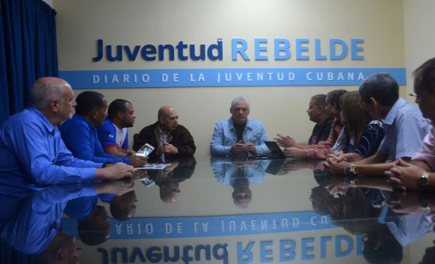 Visita Díaz-Canel nuevas sedes de instituciones de la prensa cubana Visita Díaz-Canel nuevas sedes de instituciones de la prensa cubana