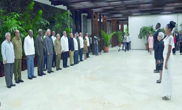 Cuba condecora a Mijaín López, Gladys Bejerano y Omara Durand por su contribución a la patria Cuba condecora a Mijaín López, Gladys Bejerano y Omara Durand por su contribución a la patria