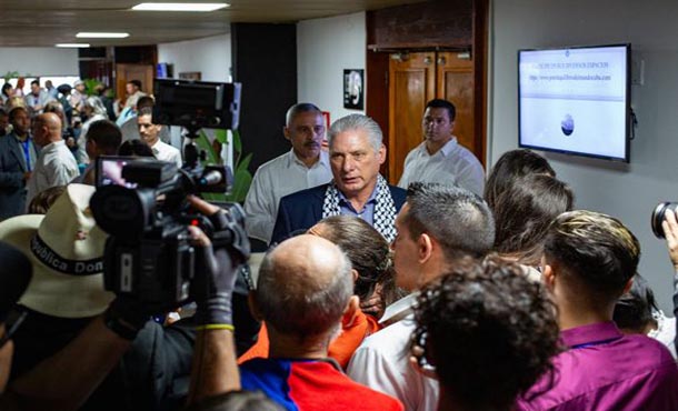 Participa Díaz-Canel en jornada de clausura de la VI Conferencia Internacional por el Equilibrio del Mundo Participa Díaz-Canel en jornada de clausura de la VI Conferencia Internacional por el Equilibrio del Mundo