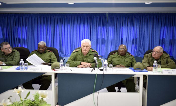Presidente del Consejo de Defensa Nacional visita Mayabeque en Ejercicio Estratégico Bastión 2024 Presidente del Consejo de Defensa Nacional visita Mayabeque en Ejercicio Estratégico Bastión 2024