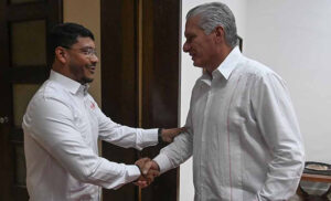 Presidente de Cuba se reunió con secretario del ALBA-TCP Presidente de Cuba se reunió con secretario del ALBA-TCP