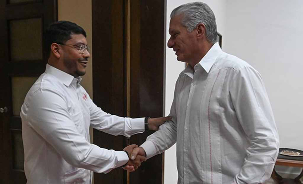Presidente de Cuba se reunió con secretario del ALBA-TCP Presidente de Cuba se reunió con secretario del ALBA-TCP