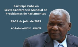 Participa Esteban Lazo en Sexta Conferencia Mundial de Presidentes de Parlamentos