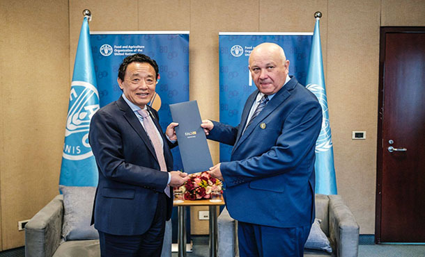 Viceprimer ministro de Cuba dialogó con director general de la FAO