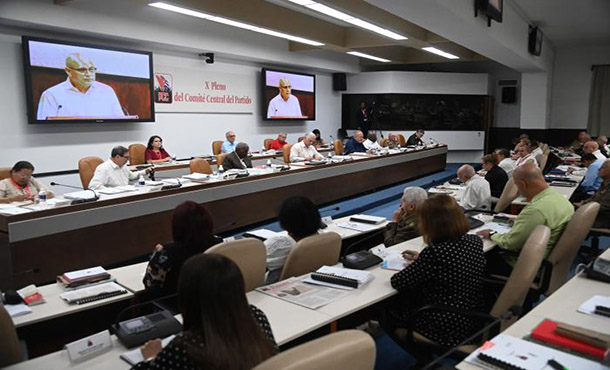 Cuba: X Pleno del Partido centrado en la economía, energía y sociedad Cuba: X Pleno del Partido centrado en la economía, energía y sociedad