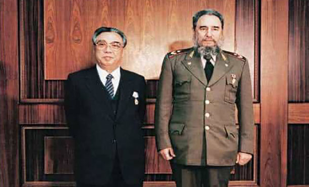 Evocó Díaz-Canel a Kim Il Sung en aniversario de su deceso