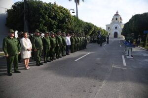 Ceremonia de inhumación de los cuatro héroes caídos en combate en Venezuela