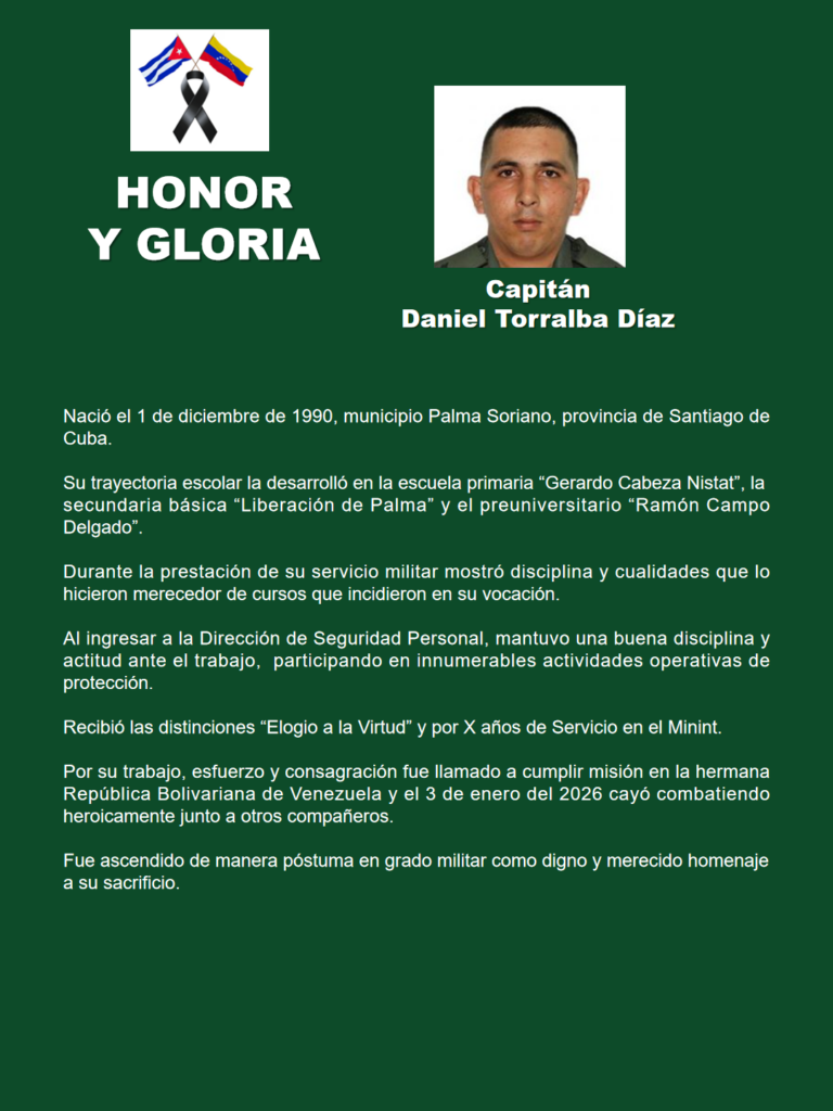 RINDEN HOMENAJE A COMBATIENTE PALMERO CAÍDO EN VENEZUELA