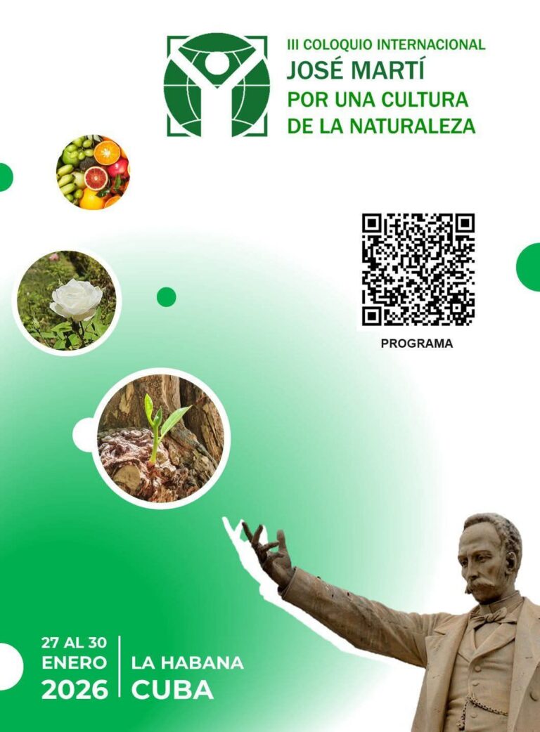 Se acerca el III Coloquio Internacional «José Martí por una Cultura de la Naturaleza»
