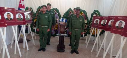 ÚLTIMO ADIÓS AL COMBATIENTE YOEL PÉREZ TABARES