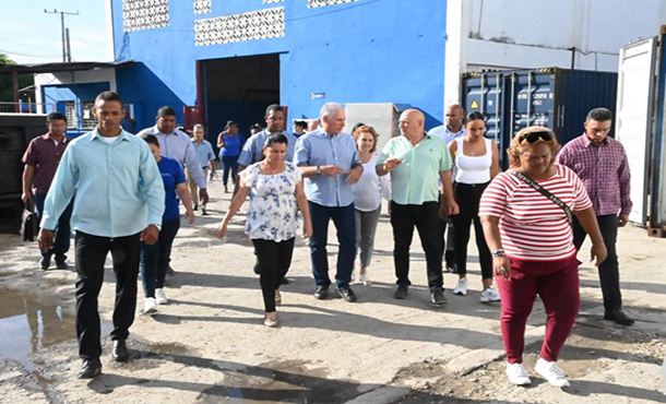 diaz-canel-empresa-reciclaje